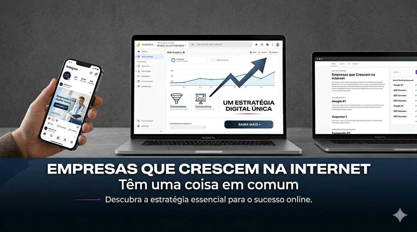 Empresas que crescem na internet têm uma coisa em comum